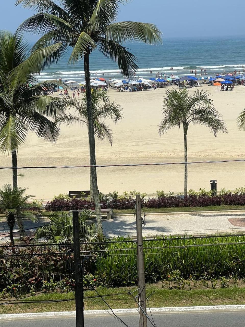 Guilhermina Pe Na Areia Vista Mar Praia Grande  Ngoại thất bức ảnh