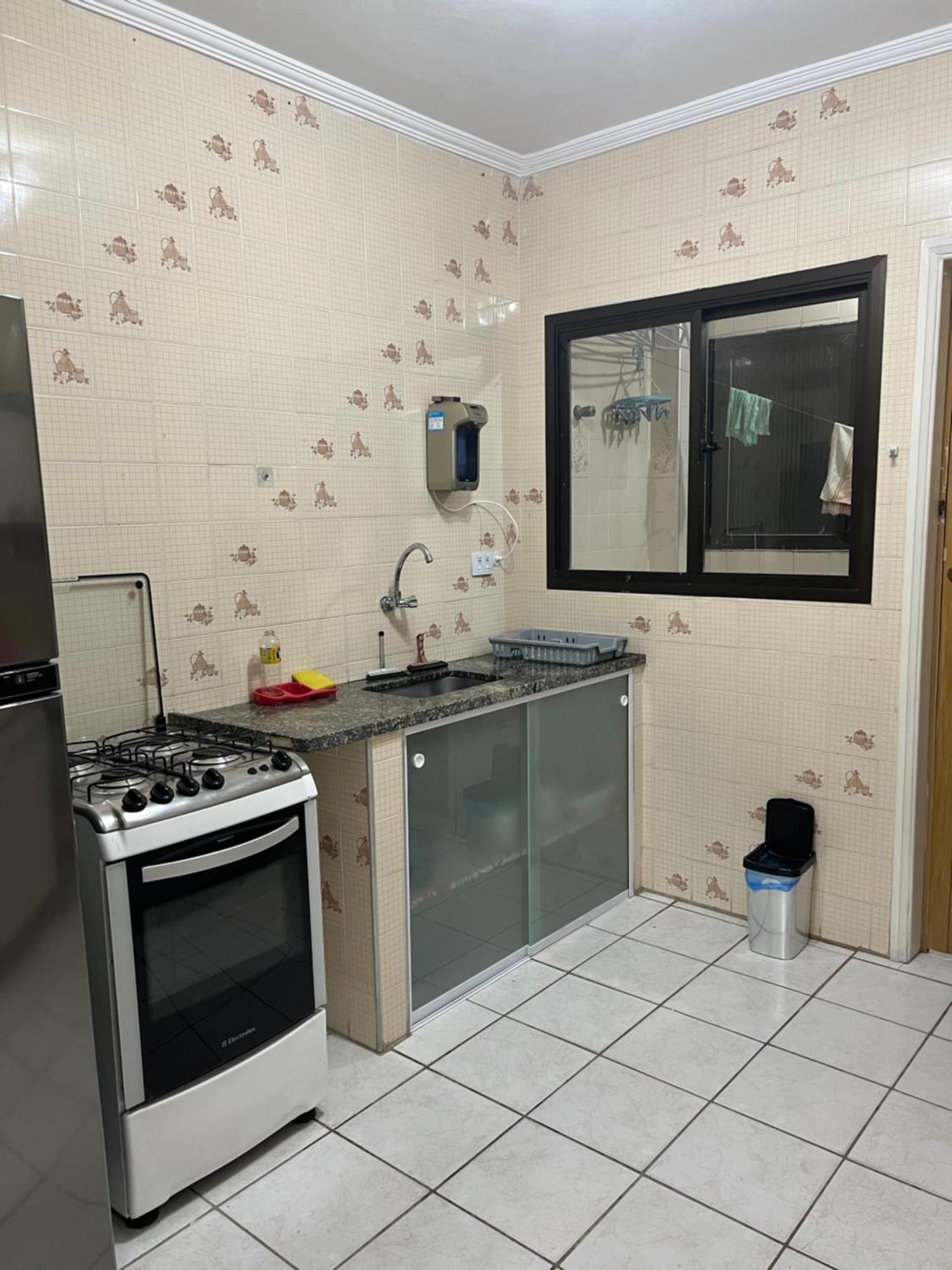 Guilhermina Pe Na Areia Vista Mar Praia Grande  Ngoại thất bức ảnh